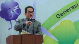 Sekretaris Jenderal DPR RI Indra Iskandar saat membuka kegiatan di Wisma Sabha, Kopo, Bogor, Senin (3/11/2025)